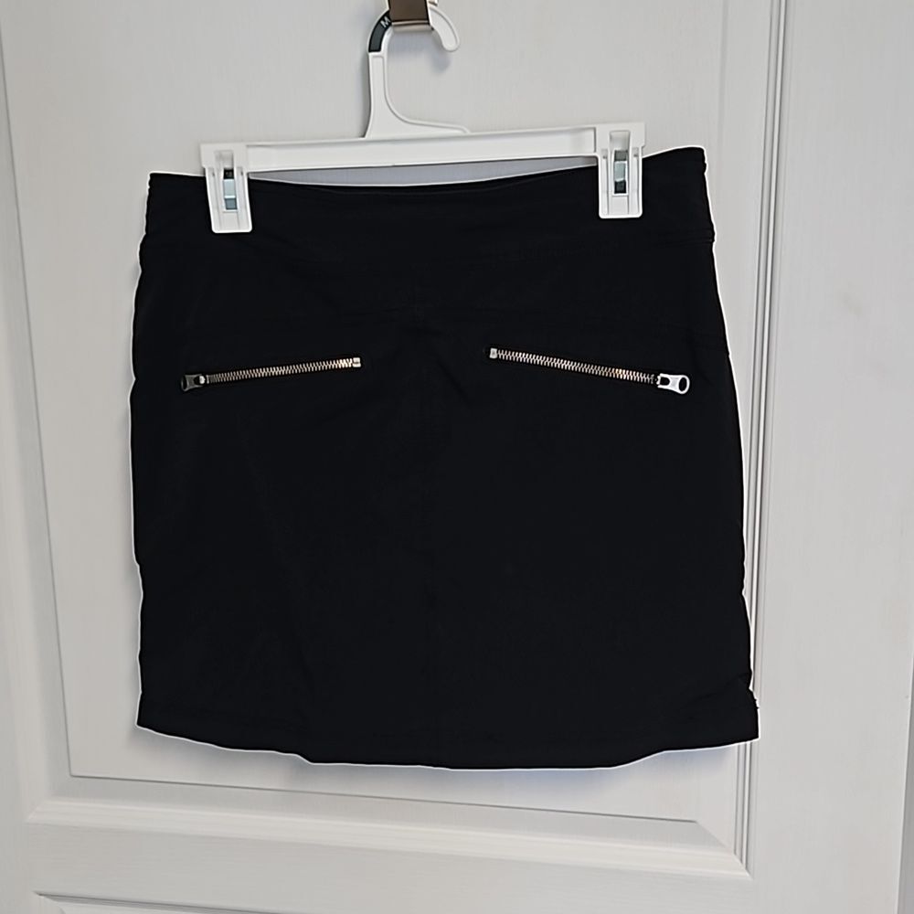Athleta Athletic Skort Sporty Skirt Athleisure Black Tennis Women 8